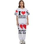 I love white sugar Kids  Tee and Pants Sports Set