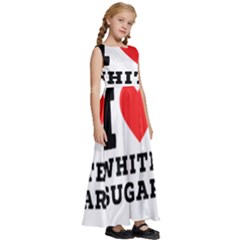 Kids  Satin Sleeveless Maxi Dress 