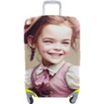 Cute Adorable Victorian Gothic Girl 5 Luggage Cover (Large)