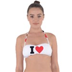 I love boysenberry  Halter Bandeau Bikini Top