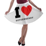 I love boysenberry  A-line Skater Skirt