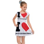 I love boysenberry  Kids  Cap Sleeve Dress