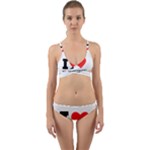 I love boysenberry  Wrap Around Bikini Set