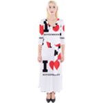 I love boysenberry  Quarter Sleeve Wrap Maxi Dress