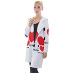 I love boysenberry  Hooded Pocket Cardigan