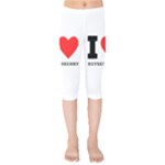I love boysenberry  Kids  Capri Leggings 