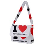 I love boysenberry  Full Print Messenger Bag (S)