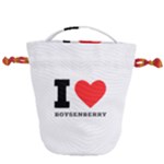 I love boysenberry  Drawstring Bucket Bag