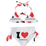 I love boysenberry  Kids  Classic Bikini Set