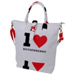 I love boysenberry  Buckle Top Tote Bag