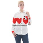 I love boysenberry  Women s Long Sleeve Pocket Shirt