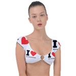 I love boysenberry  Cap Sleeve Ring Bikini Top