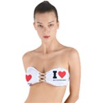 I love boysenberry  Twist Bandeau Bikini Top