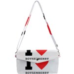 I love boysenberry  Removable Strap Clutch Bag