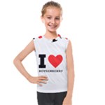 I love boysenberry  Kids  Mesh Tank Top