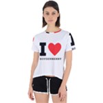 I love boysenberry  Open Back Sport Tee