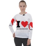 I love boysenberry  Women s Long Sleeve Raglan Tee