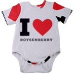 I love boysenberry  Baby Short Sleeve Bodysuit