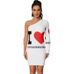 I love boysenberry  Long Sleeve One Shoulder Mini Dress