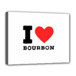 I love bourbon  Canvas 14  x 11  (Stretched)