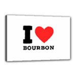 I love bourbon  Canvas 18  x 12  (Stretched)