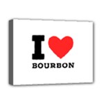 I love bourbon  Deluxe Canvas 16  x 12  (Stretched) 