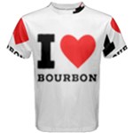 I love bourbon  Men s Cotton Tee