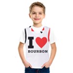 I love bourbon  Kids  Basketball Tank Top