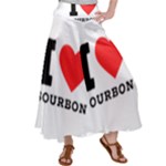 I love bourbon  Women s Satin Palazzo Pants