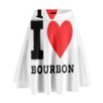 I love bourbon  High Waist Skirt