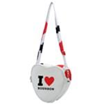 I love bourbon  Heart Shoulder Bag