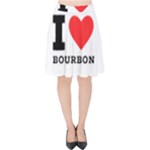 I love bourbon  Velvet High Waist Skirt