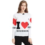 I love bourbon  Women s Long Sleeve Rash Guard