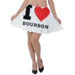 I love bourbon  Velvet Skater Skirt