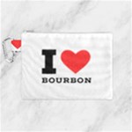 I love bourbon  Canvas Cosmetic Bag (Medium)