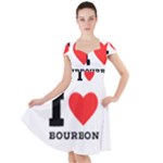 I love bourbon  Cap Sleeve Midi Dress