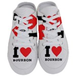 I love bourbon  Half Slippers