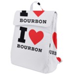 I love bourbon  Flap Top Backpack