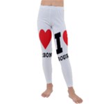 I love bourbon  Kids  Lightweight Velour Leggings