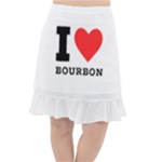 I love bourbon  Fishtail Chiffon Skirt