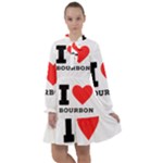 I love bourbon  All Frills Chiffon Dress