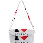 I love bourbon  Removable Strap Clutch Bag