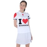 I love bourbon  Women s Polo Tee