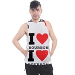 I love bourbon  Men s Sleeveless Hoodie