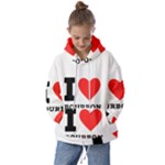 I love bourbon  Kids  Oversized Hoodie