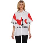 I love bourbon  Women s Batwing Button Up Shirt