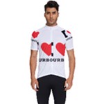 I love bourbon  Men s Short Sleeve Cycling Jersey