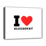 I love blueberry  Deluxe Canvas 20  x 16  (Stretched)