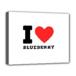 I love blueberry  Deluxe Canvas 20  x 16  (Stretched)