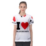 I love blueberry  Women s Sport Mesh Tee